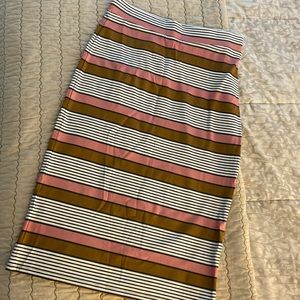 Loft ribbed pencil skirt